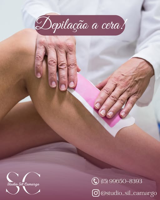 Divulgação oficial do serviço de depilação a cera